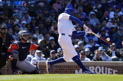PCA's first hit is game-winning HR as Cubs sweep Houston - Vimarsana News