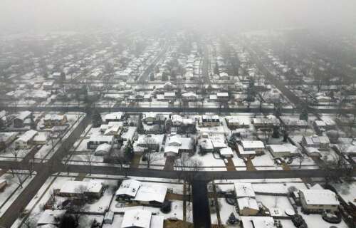 First accumulating snow of the season is here