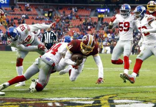 Barkley rushes for 170 yards, Giants rout Redskins 40-16