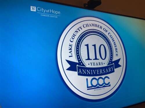 Lake County Chamber of Commerce at City of Hope for 110th anniversary