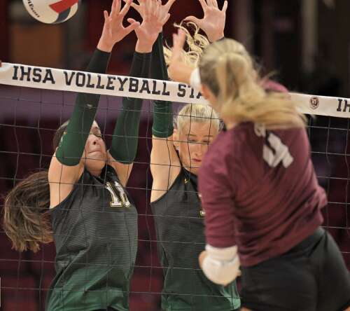 Saturday’s Fremd and Benet IHSA state volleyball tournament photos