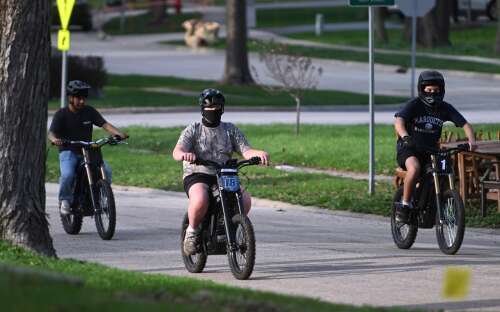 After seeing a boy of about 7 or 8 piloting a “motorized minibike” through his neighborhood recently, and witnessing two golf carts “barreling” through a street filled with families after an E...