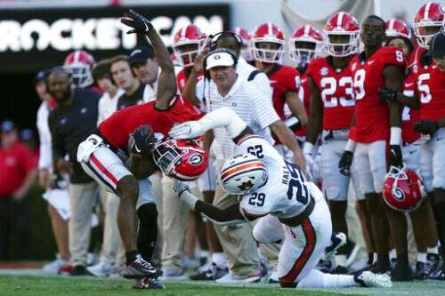 No. 2 UGA routs Auburn 42-10 in Deep South's Oldest Rivalry