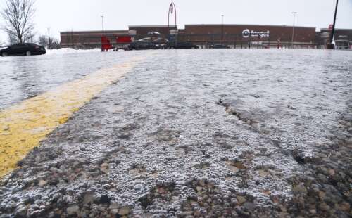 Freezing rain this evening could create hazardous travel conditions