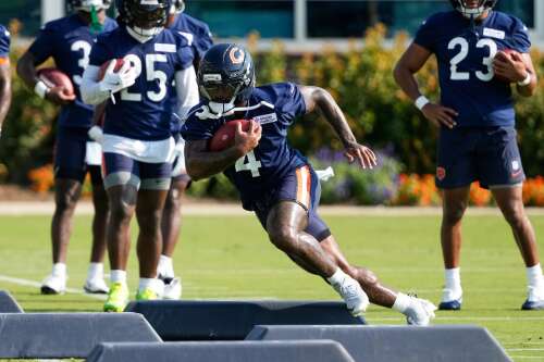 Swift and Monangai return to Bears practice, Odunze still out