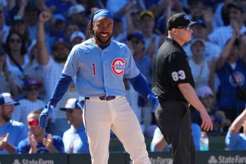 Dean’s milestone moment highlights Cubs’ 16-run outburst