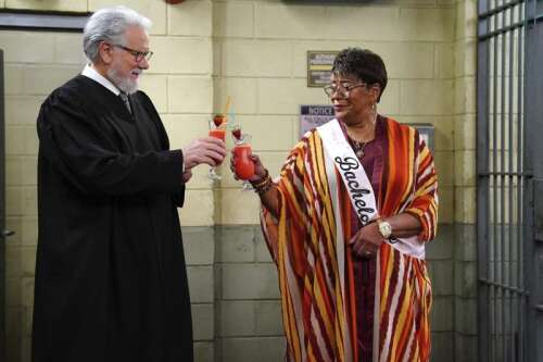 Marsha Warfield bailiff Roz Russell on Night Court returns to the
