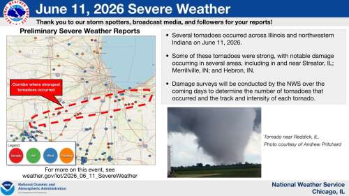 Storm survey teams head to Bartlett to gather tornado evidence