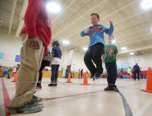 Spaulding Elementary School students raise money, get fit during Jump ...