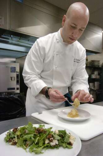 Young, creative chef full of energy and ideas, too
