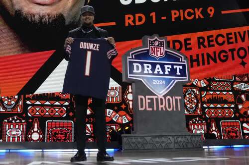Bears don't trade back, pick WR Odunze to go with their new QB - Vimarsana News