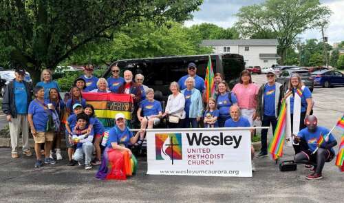 Local churches join in Aurora's annual Pride Parade