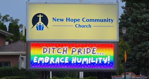 ‘Palatine is better than that': Pride advocates plan protest against church sign messages