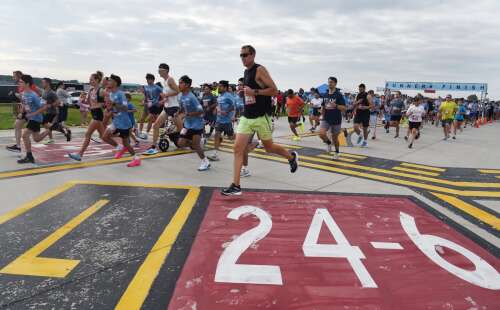 Photo Gallery: weekend fun included a runway 5k, Greek food and strawberries