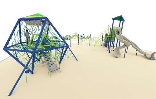 ‘The kids chose a great playground’: Geometric climbing structure coming to Rolling Meadows park