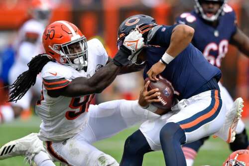 How will Fields fare in his return to Cleveland, site of his 9-sack debut? - Vimarsana News