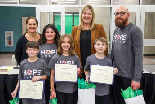 Fremont Intermediate School Jr. Hope Squad - Vimarsana News