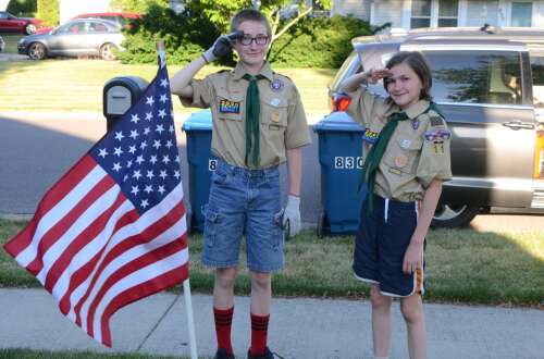 Aurora Scouts honor Flag Day in eighth annual community fundraiser