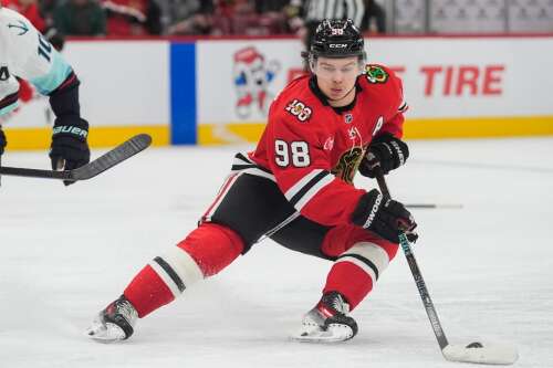 ‘The only place I want to play': Bedard reaffirms commitment to Blackhawks