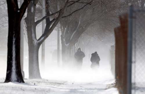 A powerful snow squall materialized over the Chicago area during the Wednesday morning commute, quickly dropping one to two inches of snow throughout the region and bringing damaging wind gusts of mor...