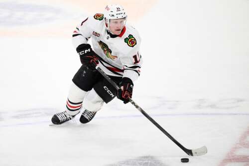 Chicago Blackhawks reportedly sign Oliver Moore to a 5-year, $21.25 ...