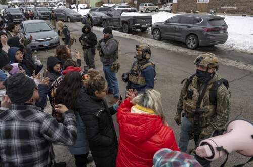 Elgin Mayor David Kaptain sharply criticized federal immigration agents after they used tear gas and pepper spray on protesters who gathered outside a city apartment complex during a lengthy standoff ...