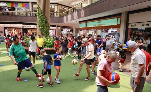 Guinness World Record attempt draws soccer fans to Fox Valley Mall