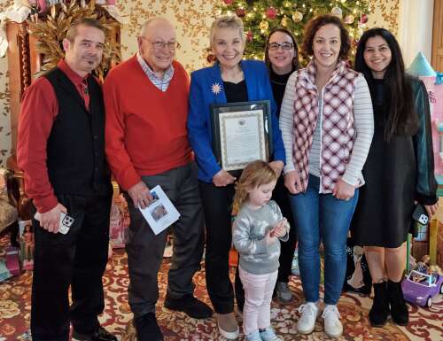 Mary Clark Ormond honored with Aurora Historical Society Lifetime Achievement Award - Vimarsana News