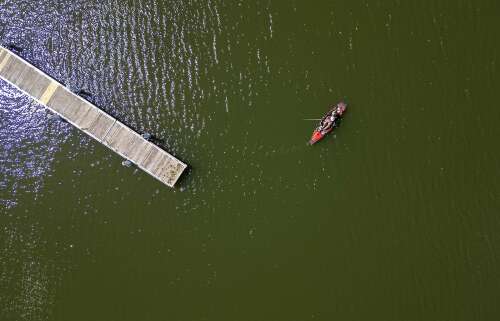 Suburban Skyview: Sun fishing paddlers in Warrenville - Vimarsana News