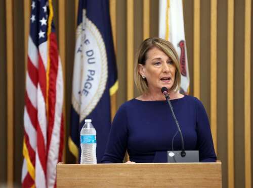DuPage County clerk to county: Pay my bills