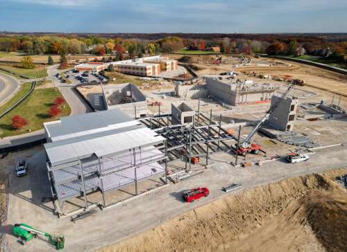 Elgin Area School District U-46’s new 193,000-square-foot middle school under construction in Elgin will be called “Legacy” in honor of the teacher who came up with the name and recently receive...