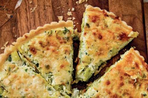 The quiche that made chef Michael Anthony love leeks