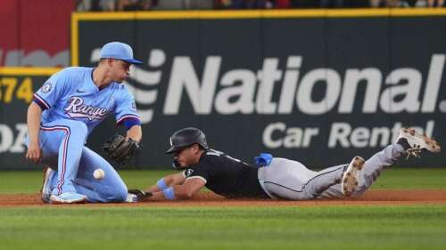 Kumar Rocker gets assist from pickle juice in win as Rangers top White Sox 2-1