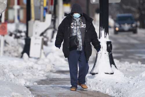 Dangerously cold wind chills and the remnants of an evening snowfall are expected to greet suburban commuters Monday morning, forecasters say. The National Weather Service on Sunday issued a Cold Weat...