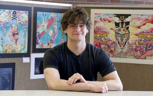 We’ve seen the signing day pictures of high school athletes inking scholarship offers to play for colleges and universities. Who knew there were major college bucks to be had, though, for artistic t...
