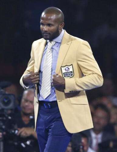 The Latest: Champ Bailey enters Hall of Fame