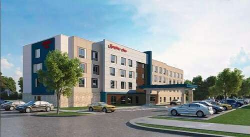 Huntley's new Hampton Inn, first hotel in town, licensed to sell alcohol