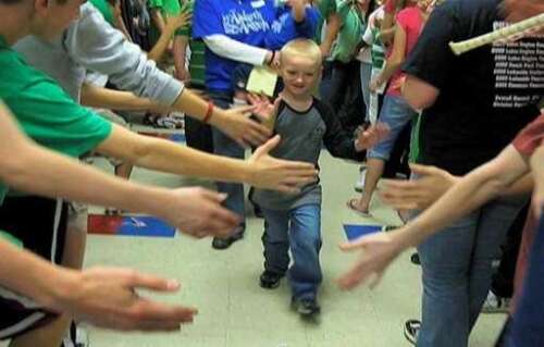 Six-year-old cancer survivor gets grand send-off