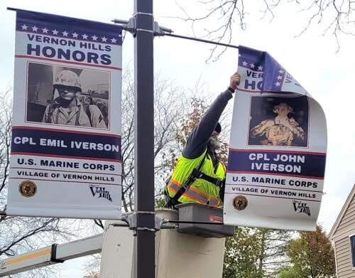 'Thank you is not enough': 20 honored this year in Vernon Hills' military banner program - Vimarsana News