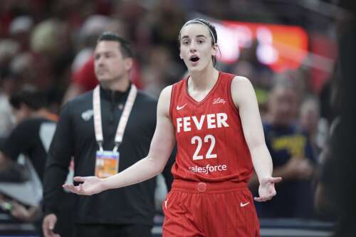 Caitlin Clark receives flagrant foul for hacking Angel Reese in Fever's  blowout win over Sky