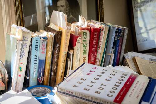A legendary food writer's office treasures paint a portrait of a full life