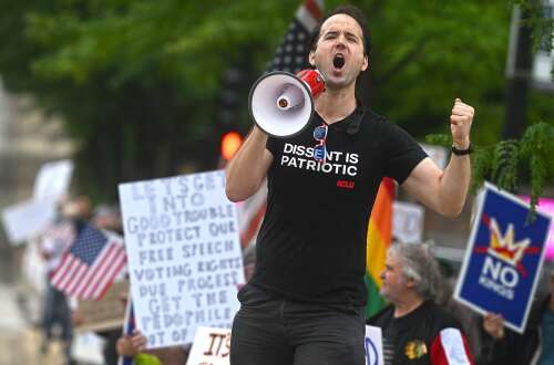 ‘Good Trouble Lives On’ rally draws hundreds in Elgin