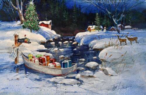 A friend’s suggestion to add deer to a painting created a snowball effect that resulted in artist Tom Lynch's latest watercolor painting to grace the front page of the Daily Herald on Christmas Day....