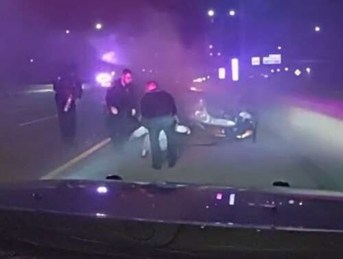 Oak Brook police officers rescued the driver of a car engulfed in flames following a high-speed crash early Sunday morning. Police said an officer first spotted the vehicle at 3:38 a.m. while on patro...