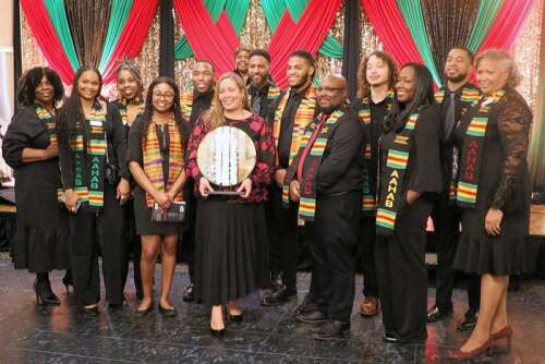 East Aurora Unit District 131 superintendent presented with Leader of