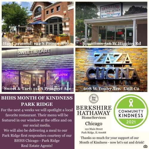 Park Ridge real estate firm supports local restaurants and first ...