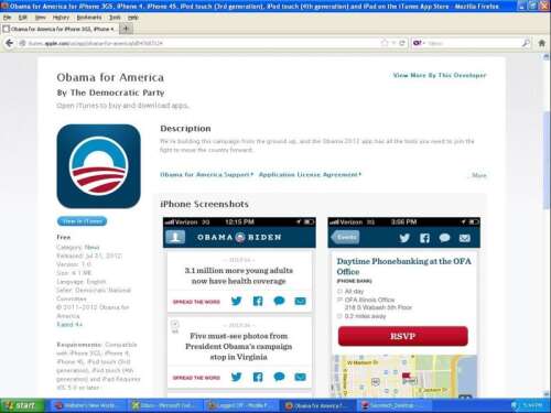 Obama campaign app has privacy advocates concerned