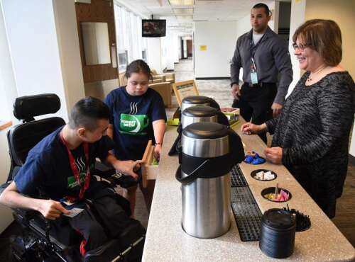 Coffee cart part of District 214 'life' program for special ed students