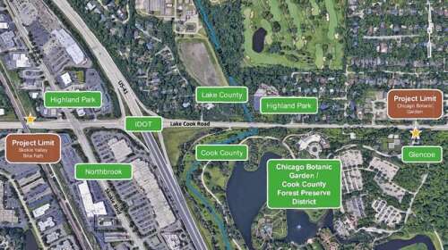 Lake-Cook Road Path proposal narrowed to three options; public input sought