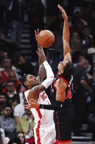VanVleet scores season-high 32, Raptors beat Rockets 116-109